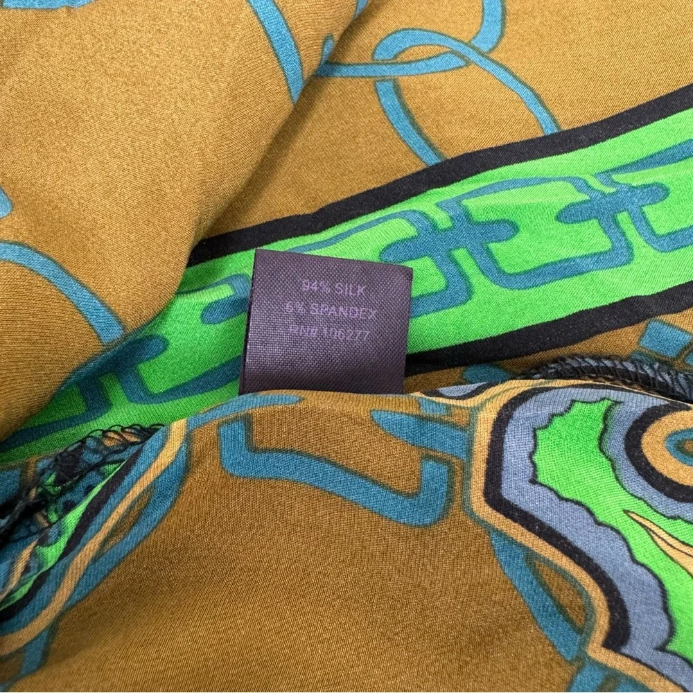 HALE BOB women's clothing sample sales, brand new , Printed Silk Dress  (HB047) - Picture 3 of 4